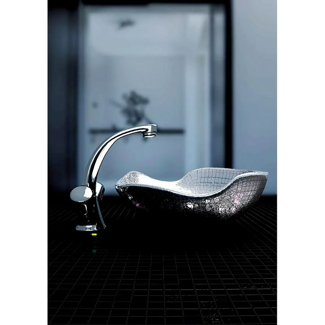 Apollo Tile Skosh Black 11-1/2-in x 11-1/2-in Glossy Glass Uniform Squares Floor and Wall Tile (18.69-sq. ft/ Carton), photo 8 of 8