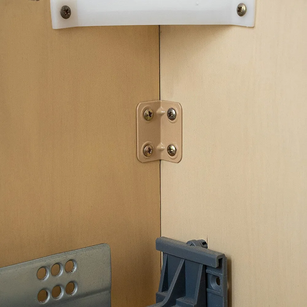 RELIABILT Fairplay 36-in W x 34.5-in H x 24-in D White 1-Drawer Base Ready To Assemble Plywood Cabinet (Recessed Panel Shaker Door Style), photo 19 of 20