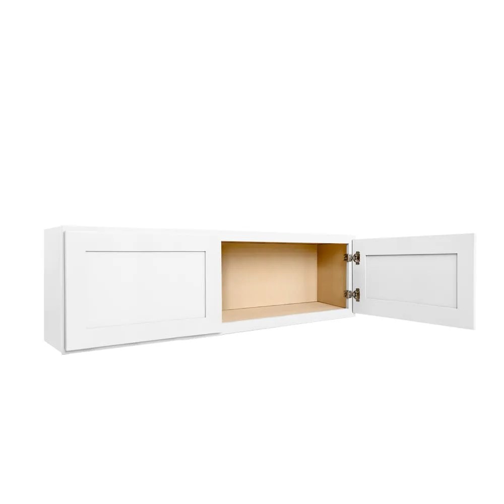 RELIABILT Fairplay 30-in W x 12-in H x 12-in D White Wall Ready To Assemble Plywood Cabinet (Recessed Panel Shaker Door Style), photo 4 of 17