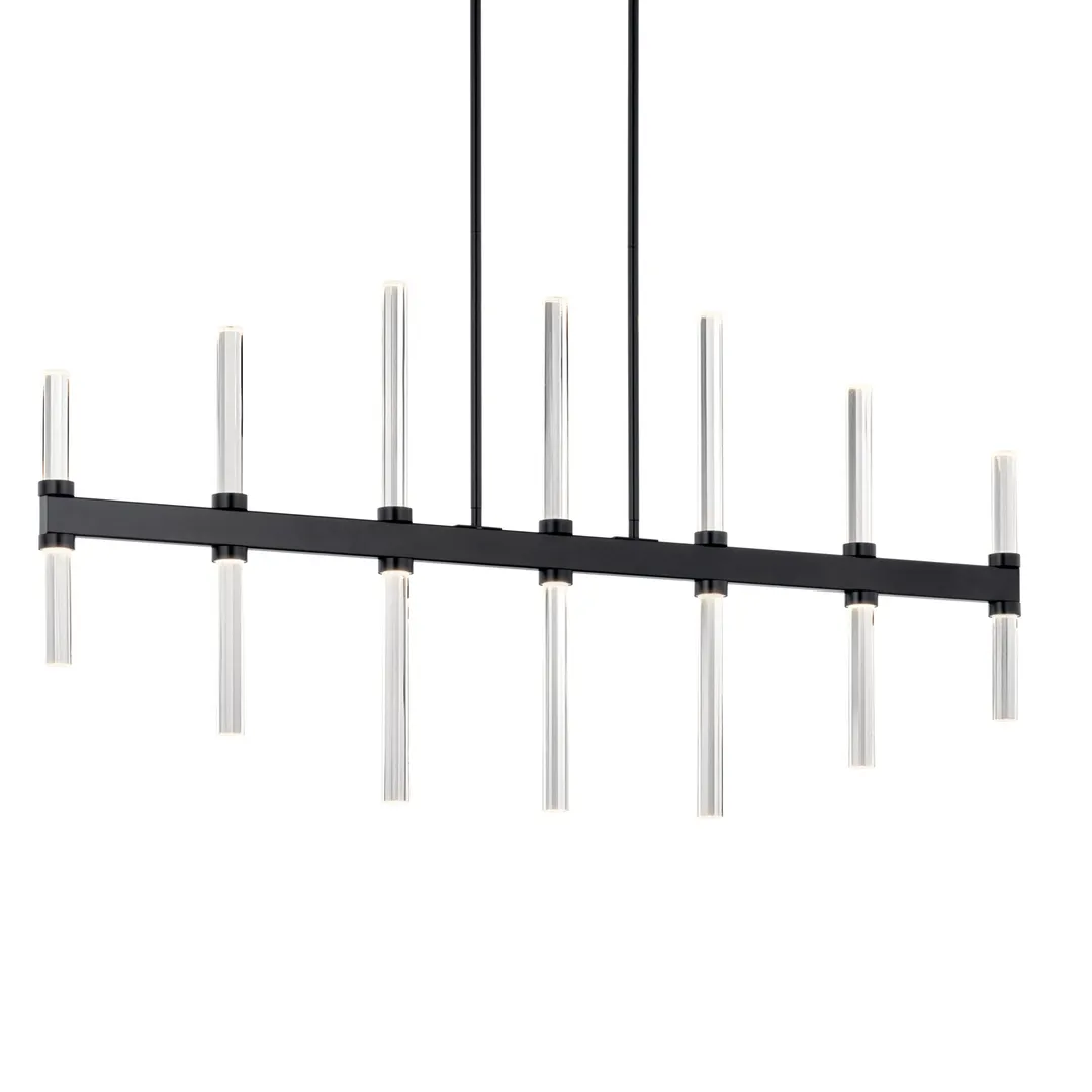 Kichler Sycara 14-Light Black Modern/Contemporary Led Crystal Chandelier, photo 2 of 8