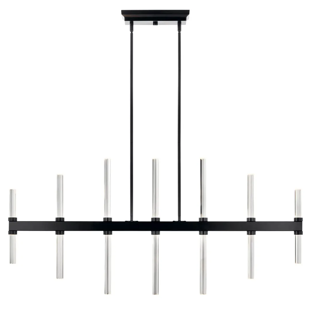 Kichler Sycara 14-Light Black Modern/Contemporary Led Crystal Chandelier, photo 4 of 8