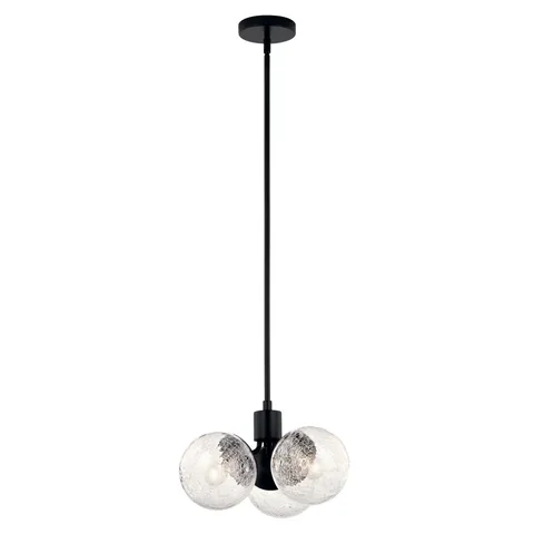 Silvarious Black Modern Chandelier