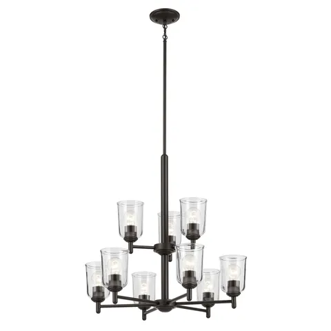 Shailene 9-Light Bronze Chandelier