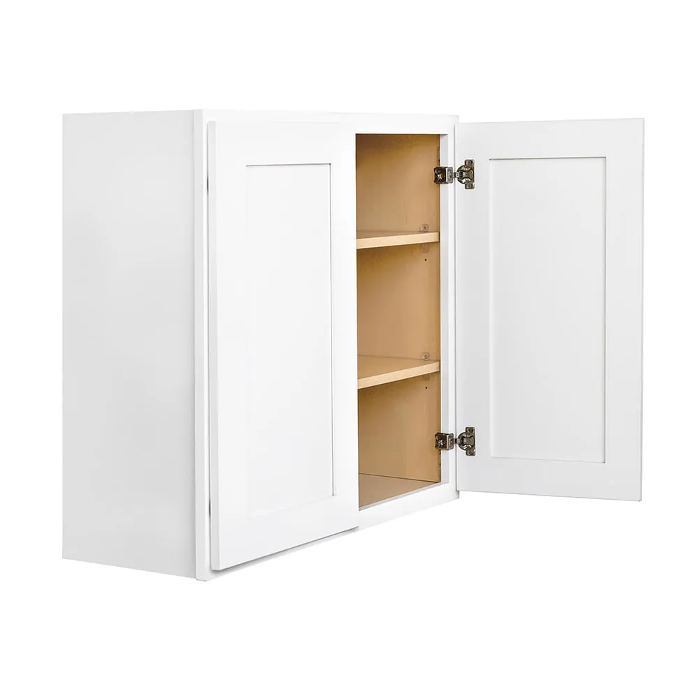 RELIABILT Fairplay 30-in x 30-in White Shaker Wall Cabinet, Ready to Assemble, Plywood Construction, photo 4 of 7