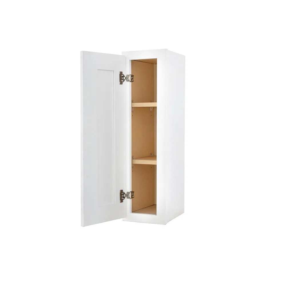 RELIABILT Fairplay 9-in W x 30-in H x 12-in D White Wall Ready To Assemble Plywood Cabinet (Recessed Panel Shaker Door Style), photo 4 of 17