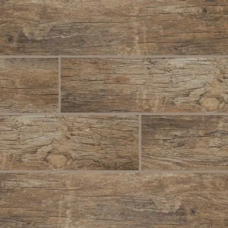 MSI Redwood Mahogany 8 in. x 48 in. Matte Porcelain Floor and Wall Tile (10 sq. ft. / case), photo 3 of 5