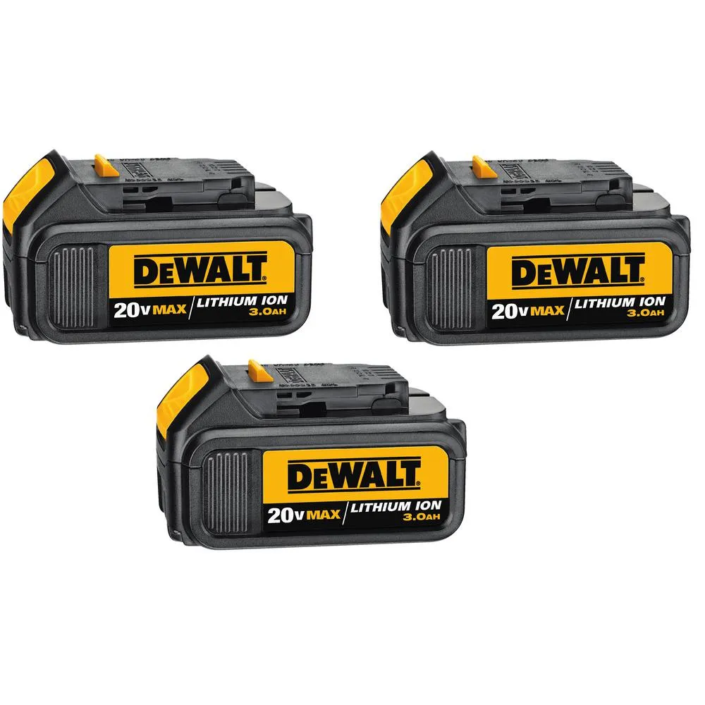 DEWALT 20-Volt MAX Premium Lithium-Ion 3.0Ah Battery Pack (2-Pack), photo 12 of 17