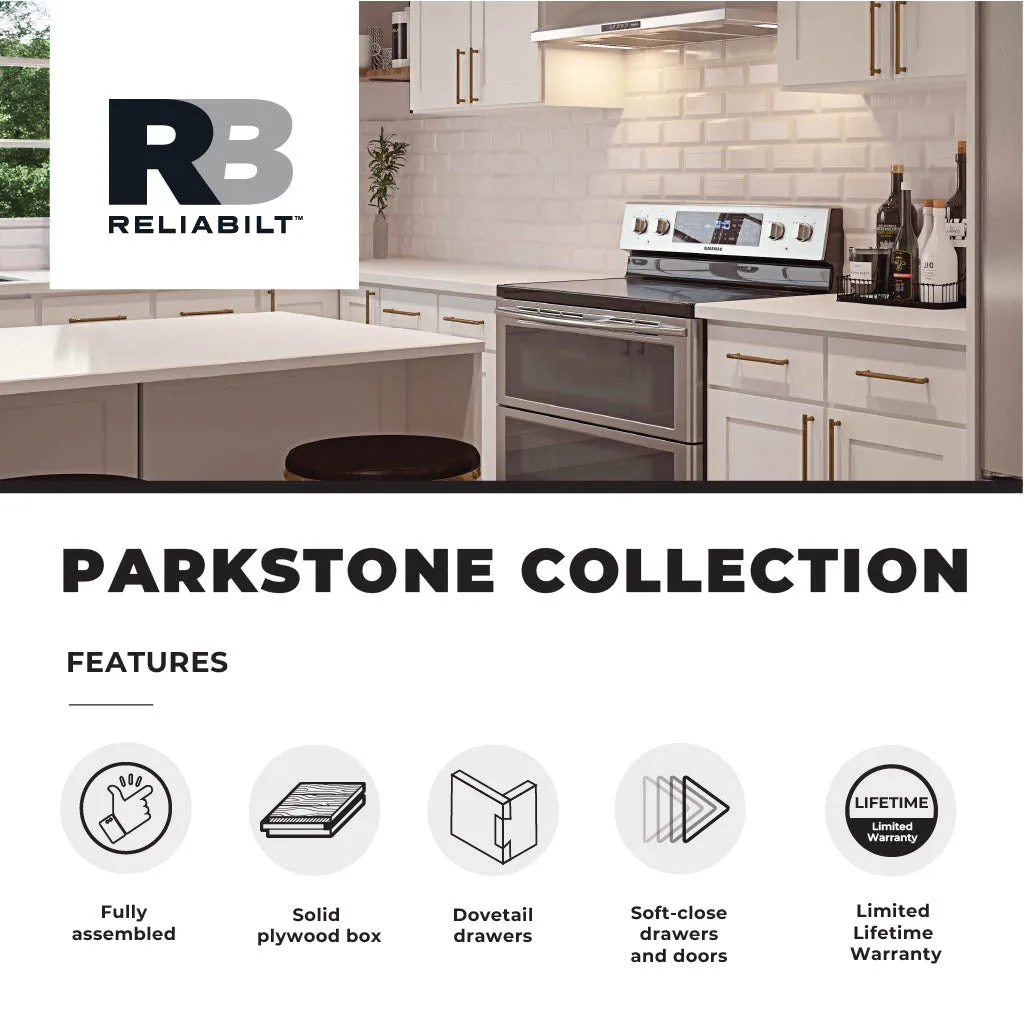 RELIABILT Parkstone 27-in W x 30-in H x 12-in D White Blind Wall Fully Assembled Plywood Cabinet (Shaker Door Style), photo 3 of 9