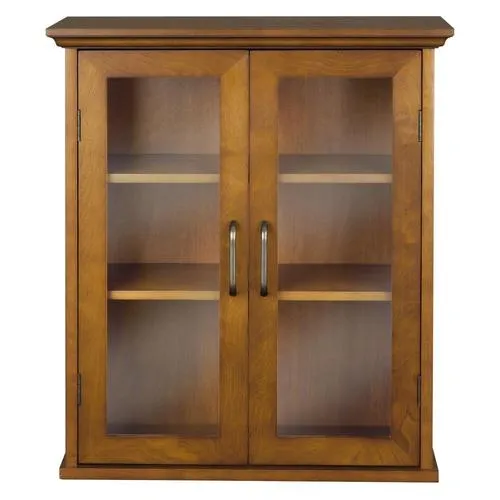 Elegant Home Fashions Avery 20.5-in W x 24-in H x 8.5-in D Oil Oak Bathroom Wall Cabinet, photo 11 of 11