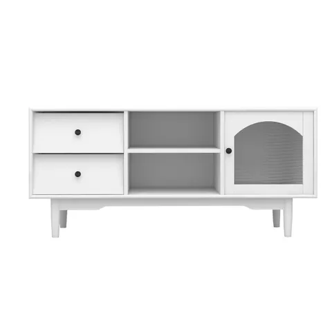 Modern/Contemporary White TV Cabinet