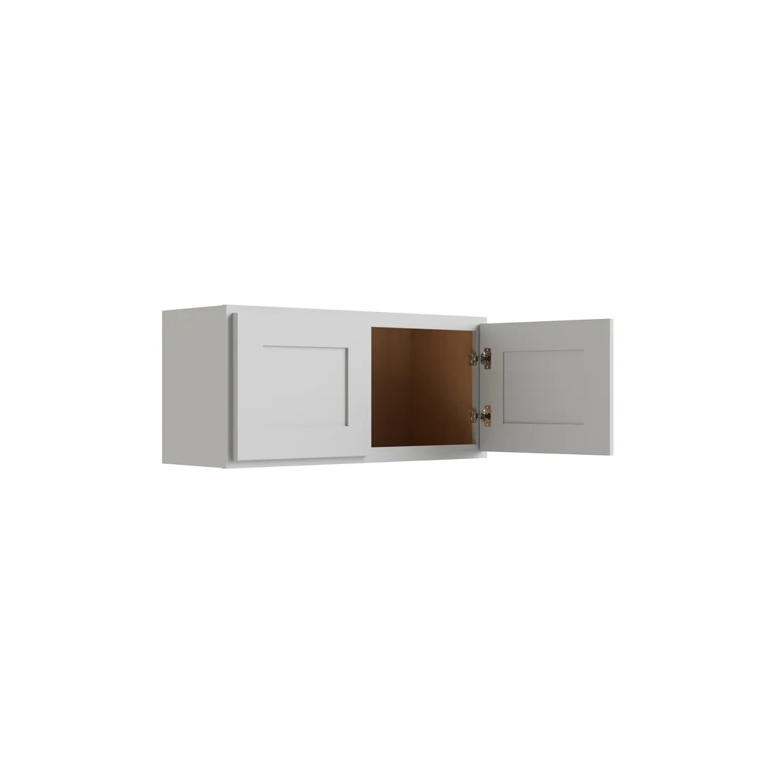 RELIABILT Parkstone 30-in W x 12-in H x 12-in D Grey Wall Fully Assembled Plywood Cabinet (Shaker Door Style), photo 4 of 9