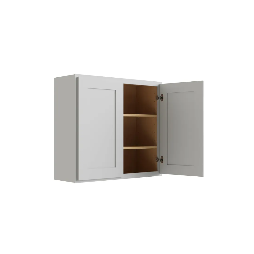 RELIABILT 27-in W x 30-in H x 12-in D Grey Wall Fully Assembled Plywood Cabinet (Shaker Door Style), photo 4 of 9