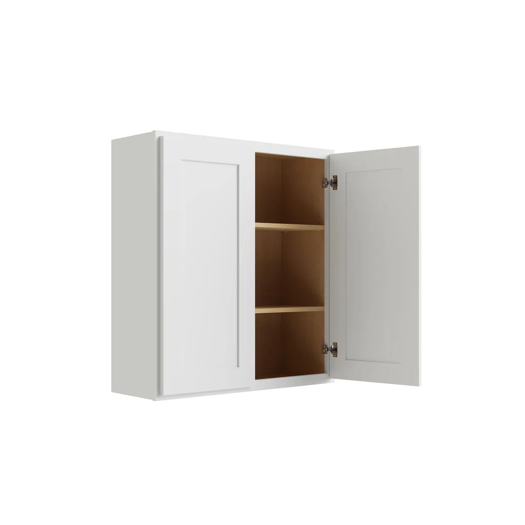 RELIABILT Parkstone 36-in W x 36-in H x 12-in D White Wall Fully Assembled Plywood Cabinet (Shaker Door Style), photo 3 of 8