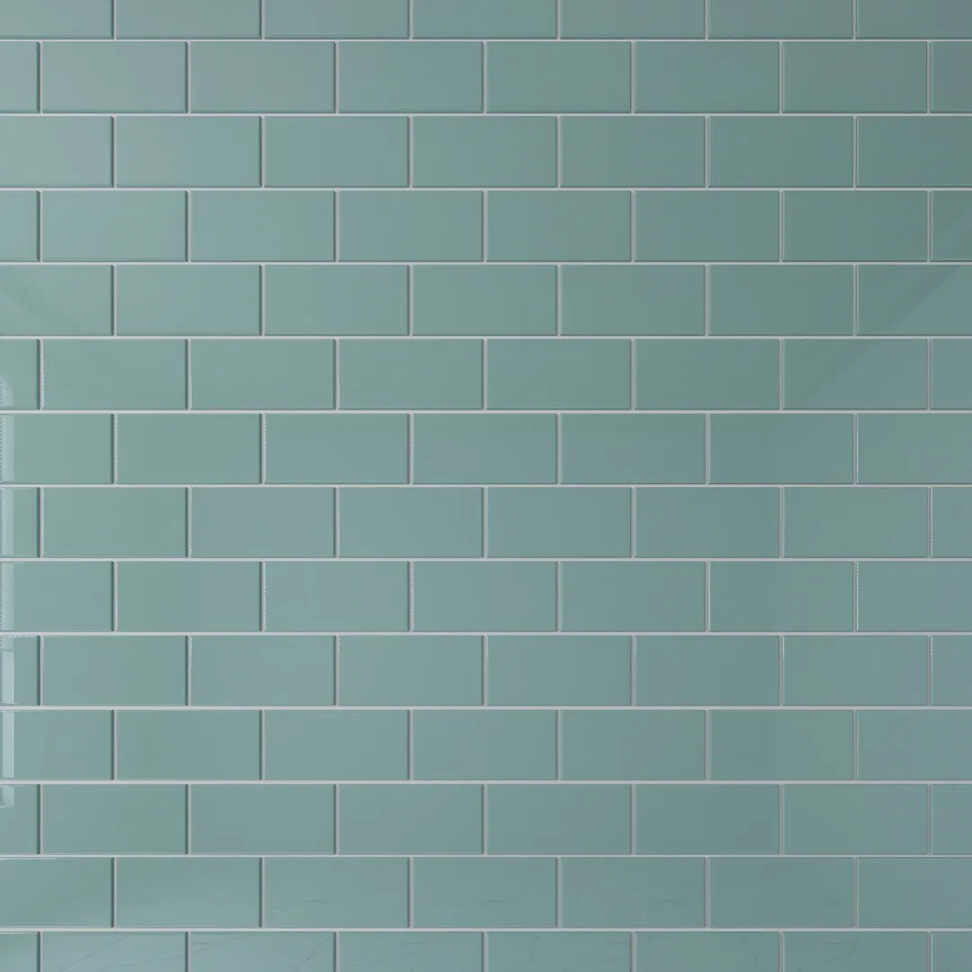 Giorbello Classic Premium Slate 3-in x 6-in Glossy Glass Subway Wall Tile (5-sq. ft/ Carton), photo 6 of 7