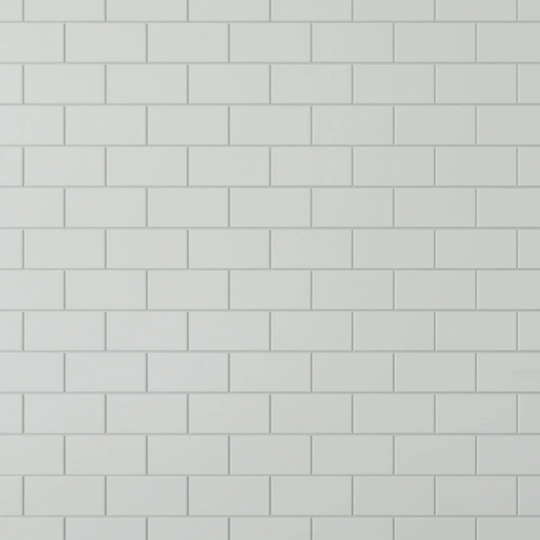Giorbello Classic Premium Agreeable Gray 3-in x 6-in Glossy Glass Subway Wall Tile (5-sq. ft/ Carton), photo 6 of 7