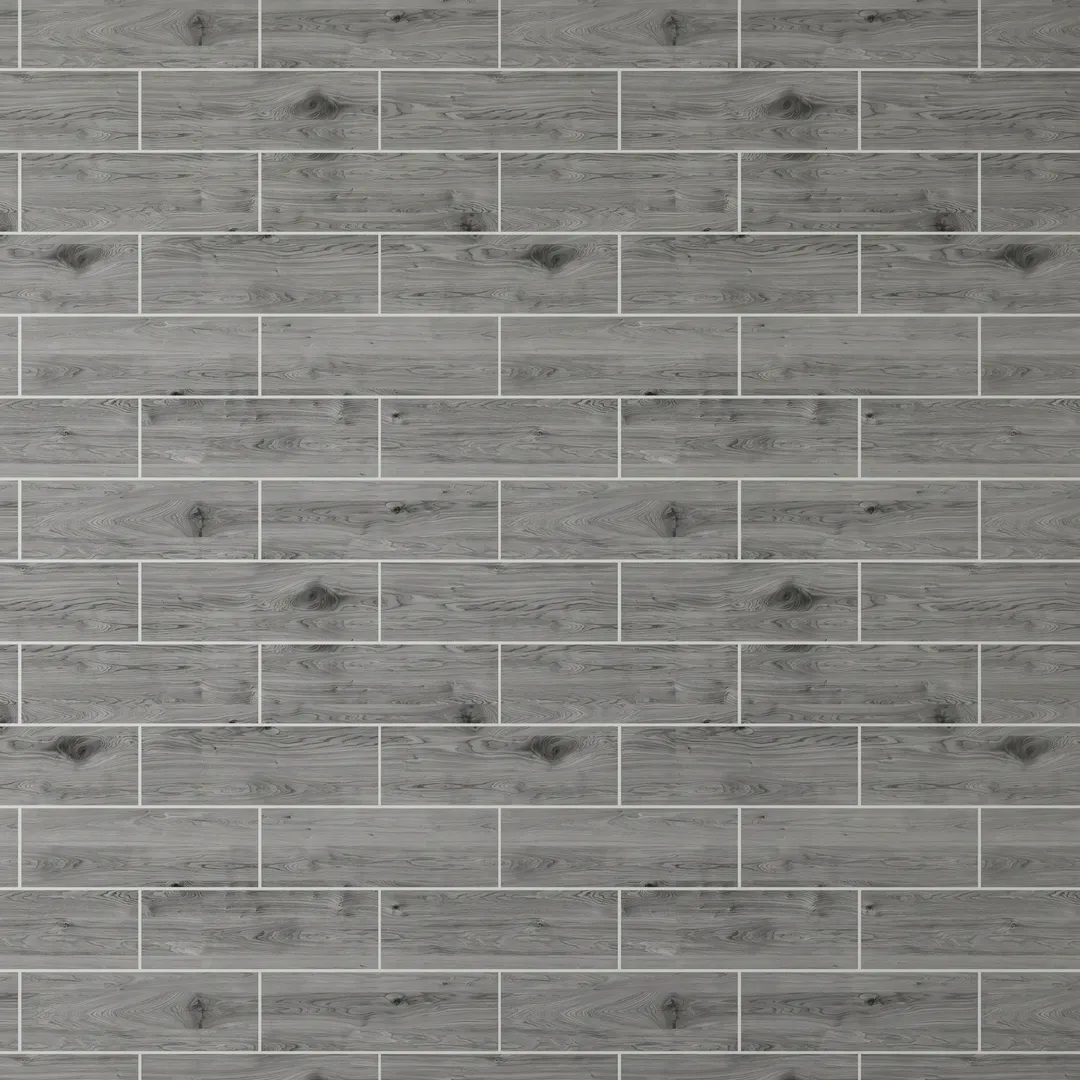 Giorbello Platinum Oak 4-in x 12-in Glossy Glass Wood Look Wall Tile (5-sq. ft/ Carton), photo 6 of 7