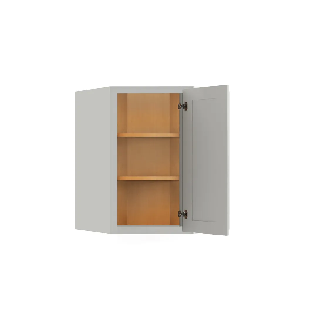 RELIABILT Parkstone 23.875-in W x 30-in H x 12-in D Grey Diagonal Corner Base Fully Assembled Plywood Cabinet (Shaker Style), photo 4 of 9