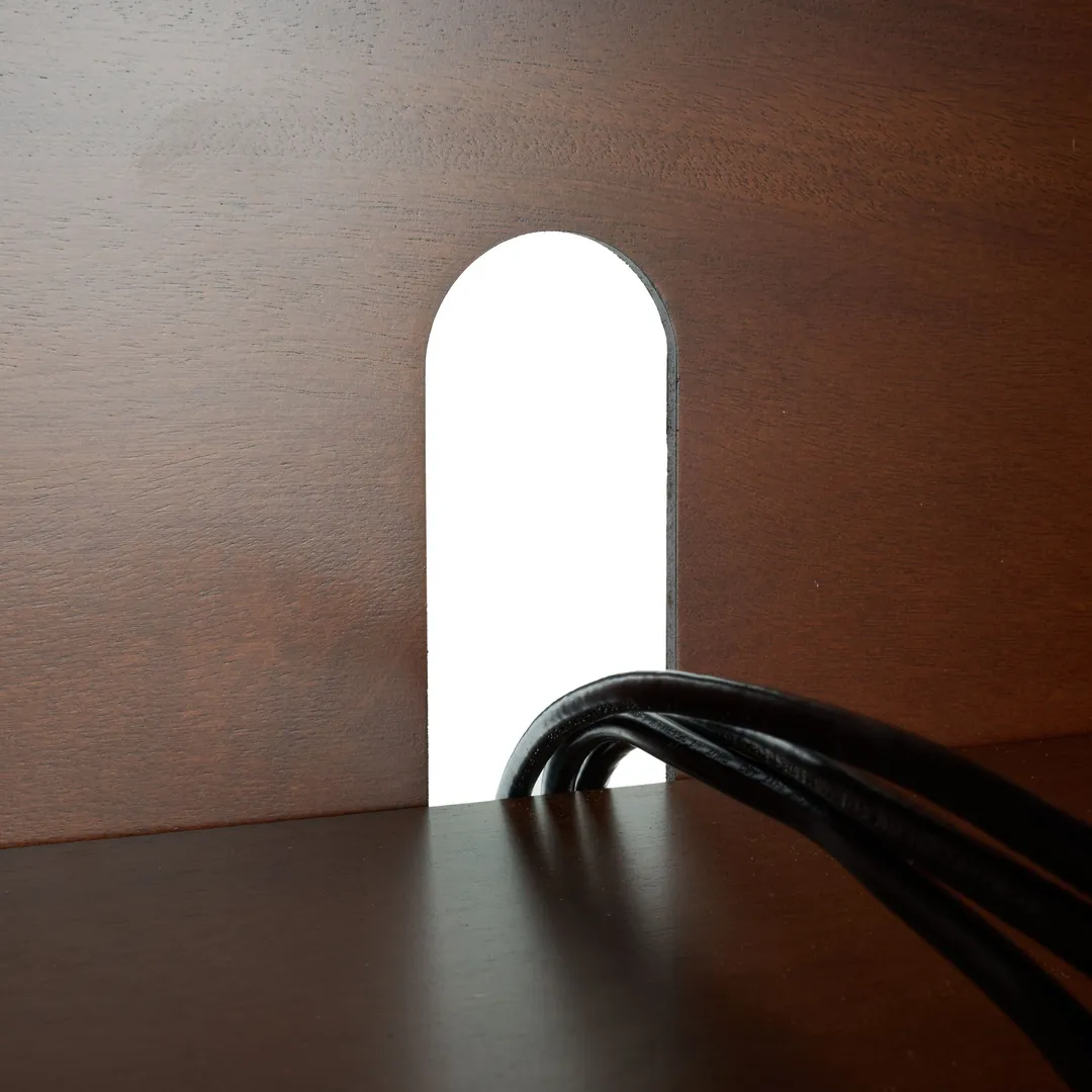Safavieh Zadie Walnut/Natural Coastal Mdf Media Cabinet, photo 14 of 15