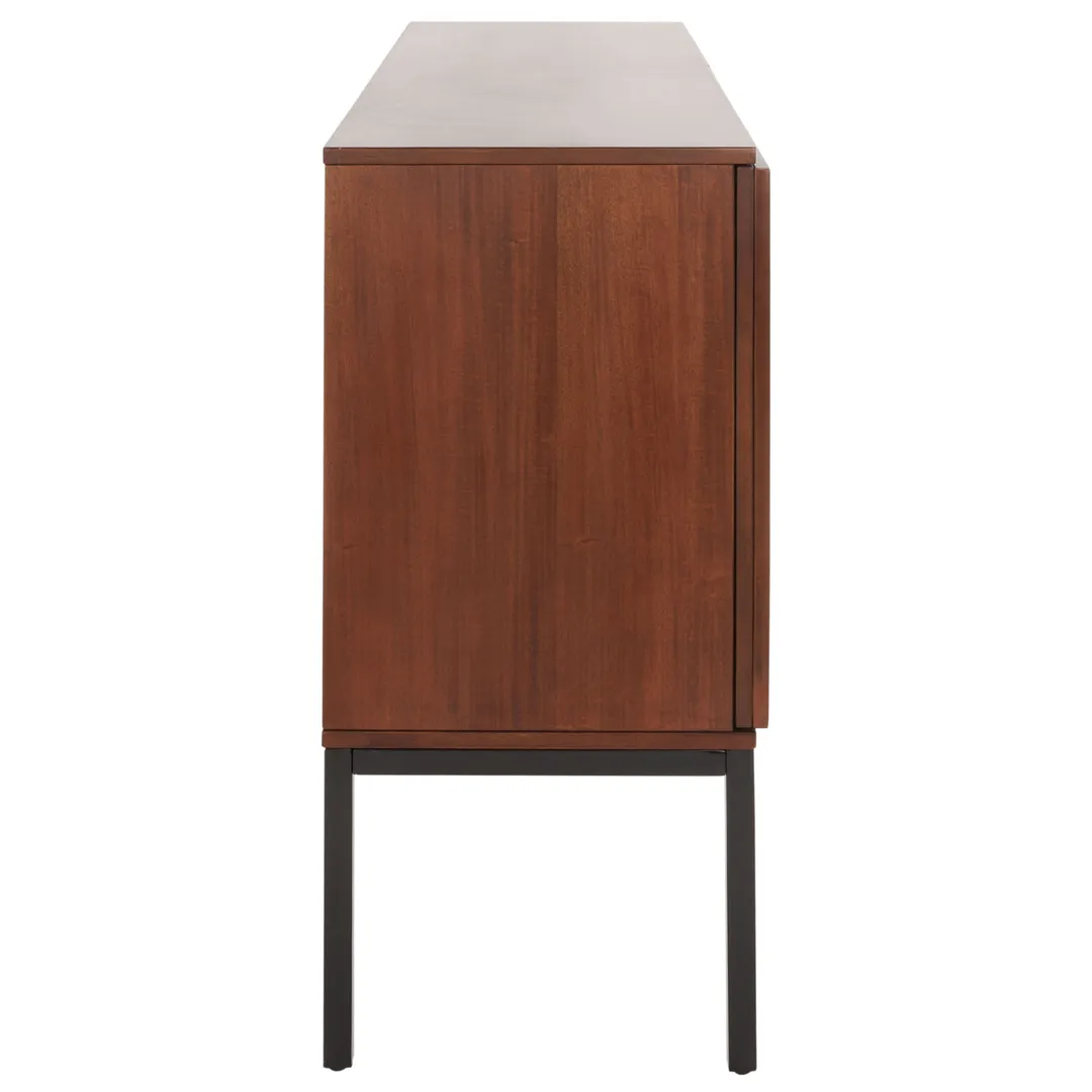 Safavieh Zadie Walnut/Natural Coastal Mdf Media Cabinet, photo 12 of 15