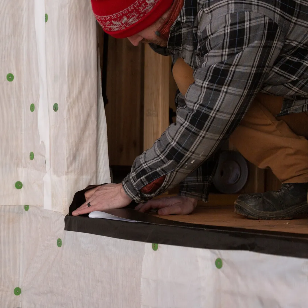 FrogTape Pro Grade Flashing and Waterproofing Tape, 12-in x 50-ft, Black Acrylic Flashing Tape, photo 4 of 8