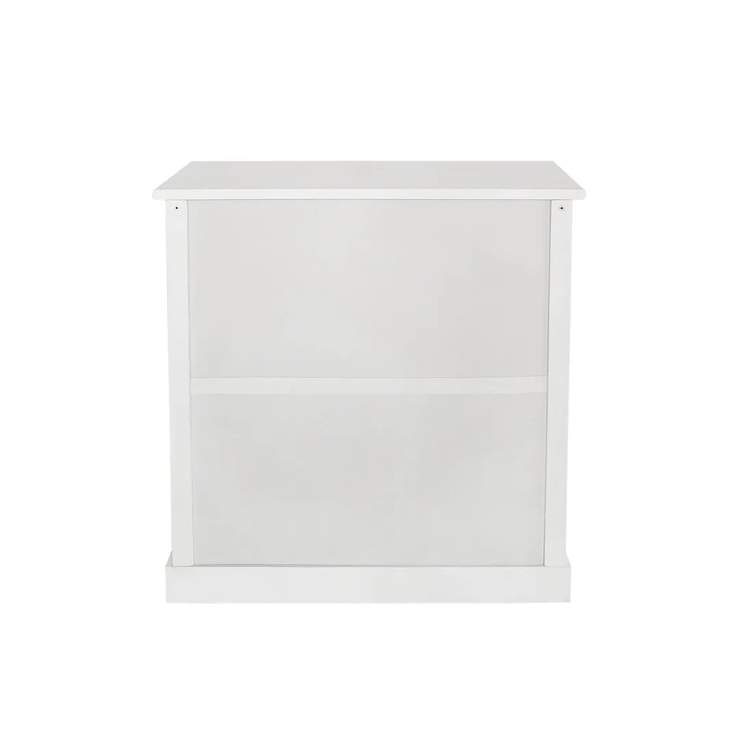 allen + roth 32-in W x 34-in H Wood Composite White Freestanding Utility Storage Cabinet, photo 2 of 8