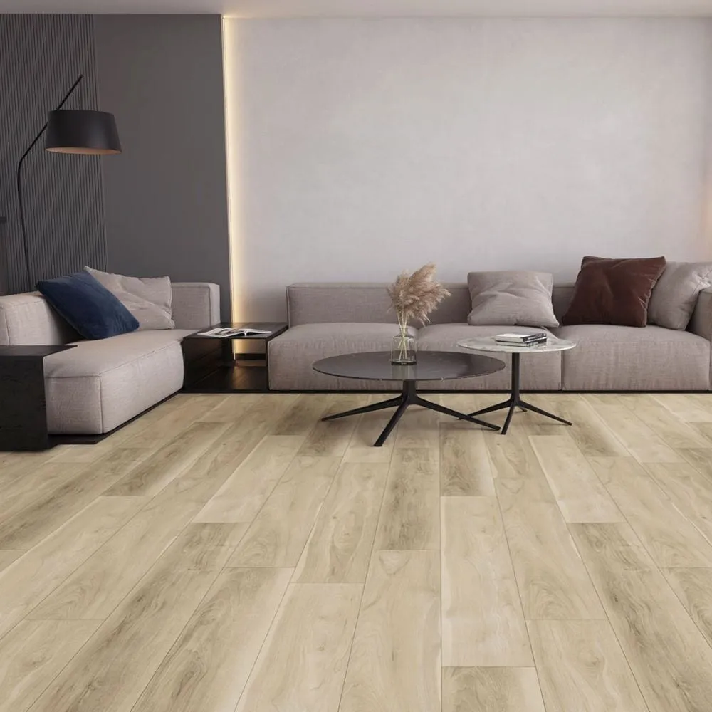 Deco Products HYDROSTOP 20-mil 7.1-in W x 48-in L Waterproof Interlocking Vinyl Plank, photo 26 of 48