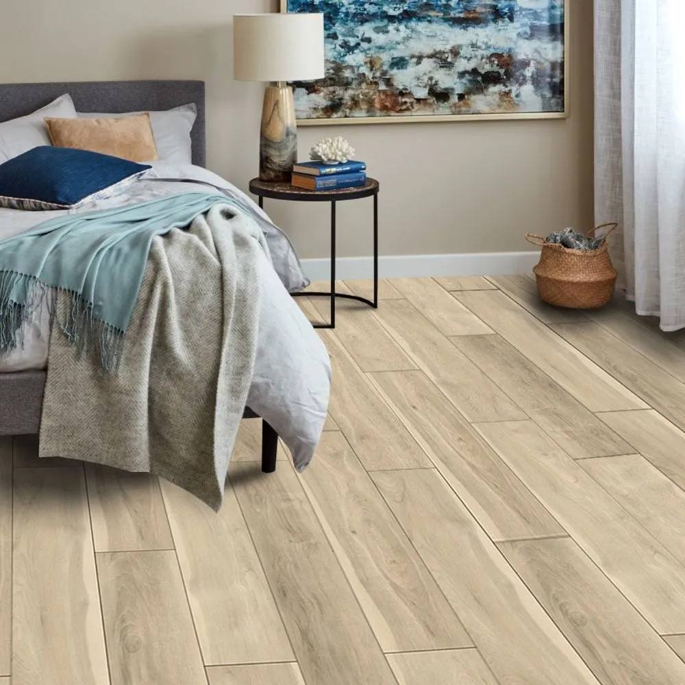 Deco Products HYDROSTOP 20-mil 7.1-in W x 48-in L Waterproof Interlocking Vinyl Plank, photo 27 of 48
