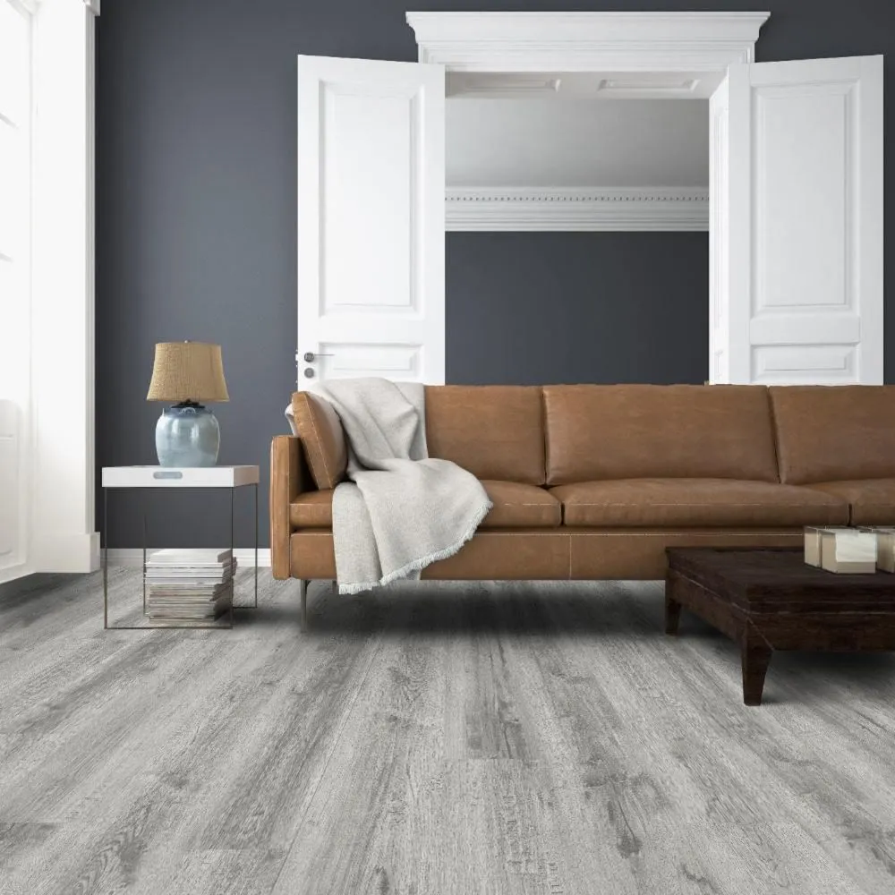 Deco Products HYDROSTOP 20-mil 7.1-in W x 48-in L Waterproof Interlocking Vinyl Plank, photo 34 of 48