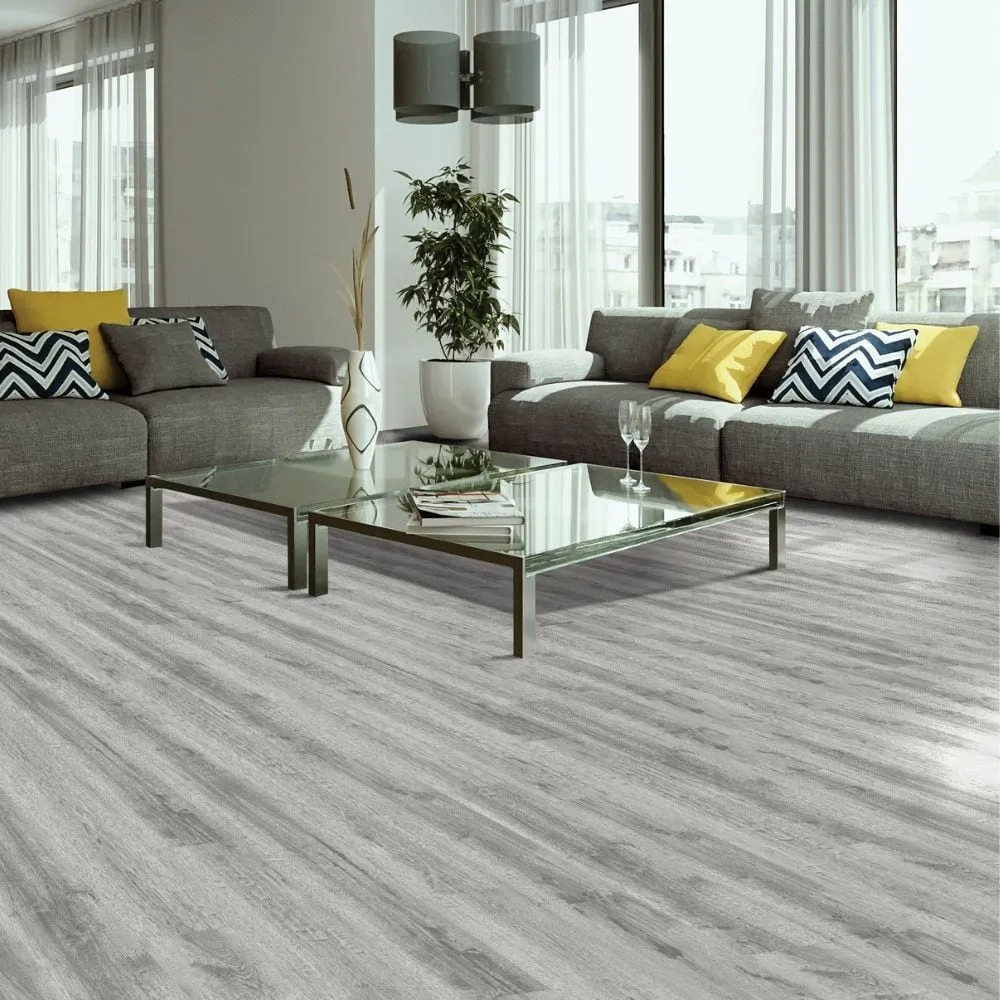 Deco Products HYDROSTOP 20-mil 7.1-in W x 48-in L Waterproof Interlocking Vinyl Plank, photo 36 of 48