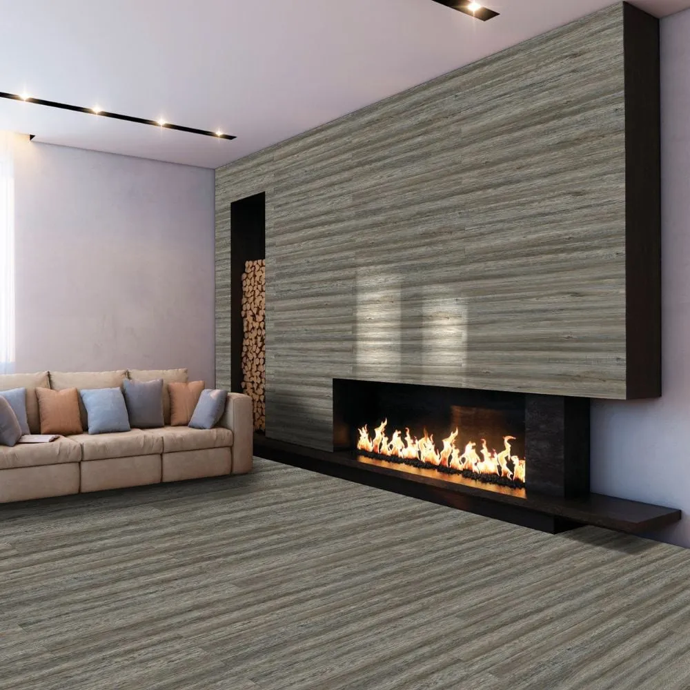 Deco Products HYDROSTOP 20-mil 7.1-in W x 48-in L Waterproof Interlocking Vinyl Plank, photo 40 of 48