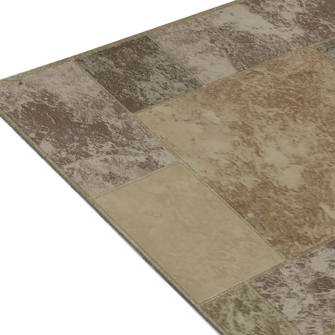 Achim Tivoli Marble Block 12-in x 12-in Peel-and-Stick Vinyl Tile Flooring, 45-sq ft Carton, photo 2 of 8