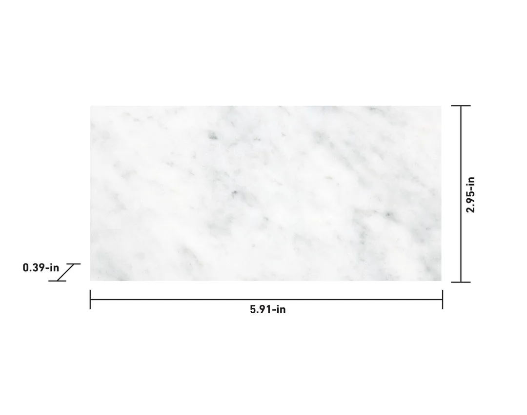 Satori Venatino 3-in x 6-in Polished Natural Stone Subway Wall Tile (0.96-sq. ft/ Carton), photo 6 of 8