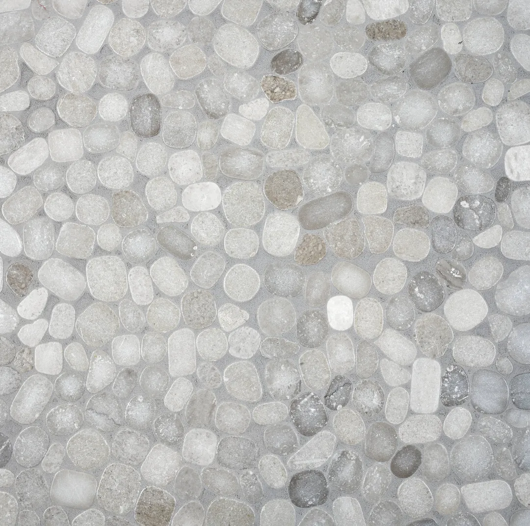 Satori Shoreside Mist 12-in x 12-in Honed Natural Stone Look Mosaic Floor and Wall Tile (1-sq. ft/ Piece), photo 6 of 9