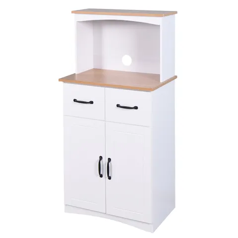 White Wooden Kitchen Cabinet Contemporary/Modern Mdf Wood Sideboard