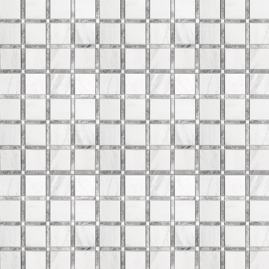 Elida Ceramica White 12-in x 12-in Honed Natural Stone Marble Uniform Squares Floor and Wall Tile, photo 9 of 11