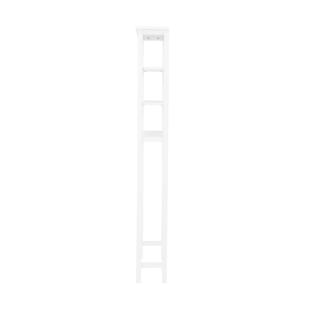 Alaterre Furniture 27-in x 65-in x 8-in White Wood Freestanding Linen Cabinet, photo 5 of 6
