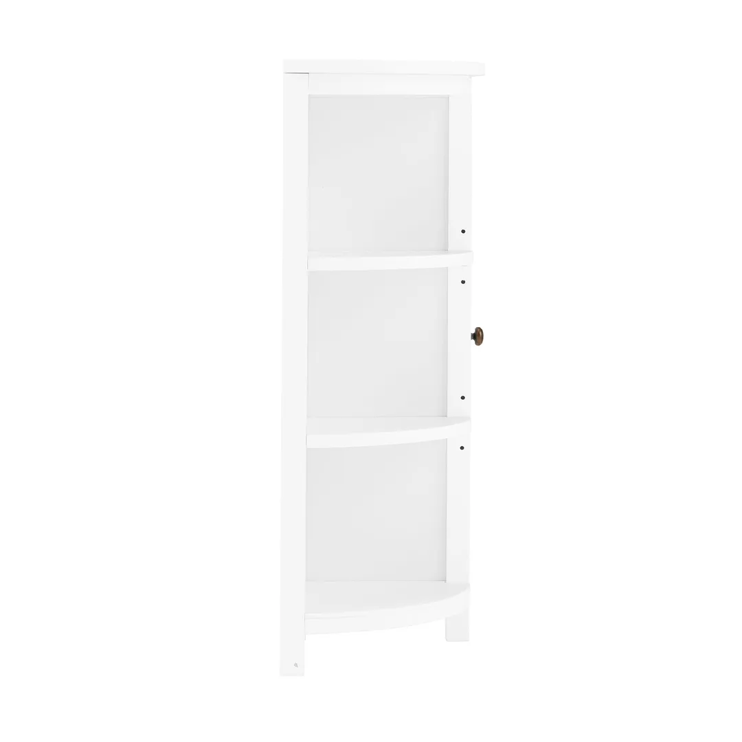 Alaterre Furniture 27-in x 28-in x 10-in White Wood Freestanding Linen Cabinet, photo 6 of 8