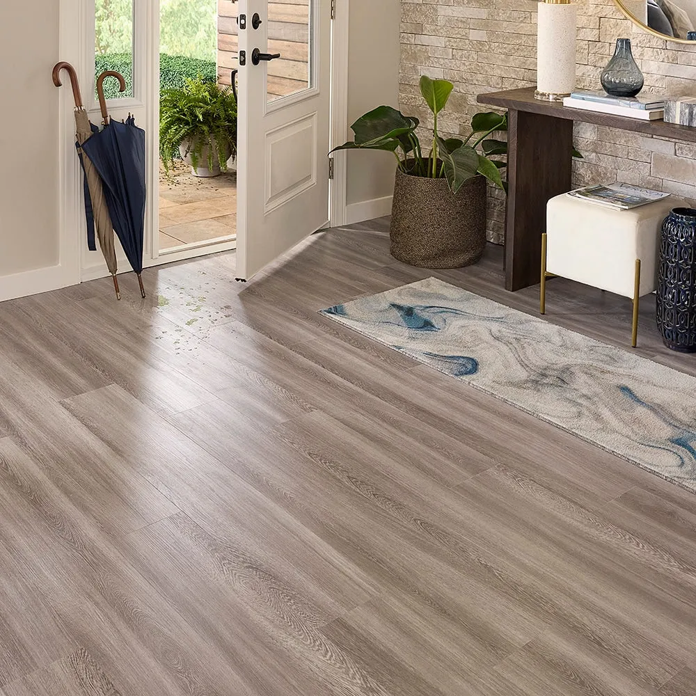 Pergo DuraCraft Lourdes Oak Gray Waterproof Luxury Vinyl Plank Flooring - 17.32 sq ft/ Carton, photo 10 of 10