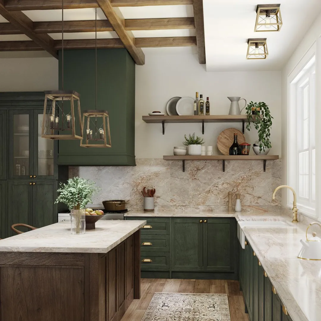 Progress Lighting Briarwood 9.5-in Antique Bronze Farmhouse Incandescent Flush Mount Light, photo 10 of 15