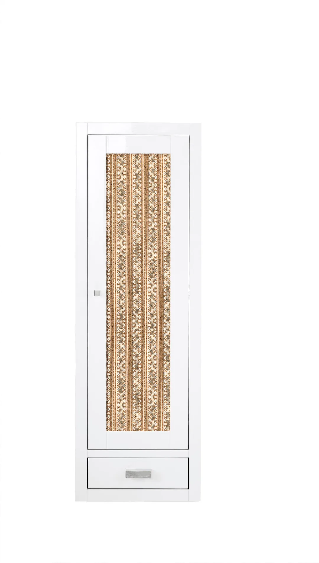 James Martin Vanities Addison 14.9-in x 45-in x 11.9-in Glossy White Soft Close Bathroom Wall Cabinet, photo 2 of 7