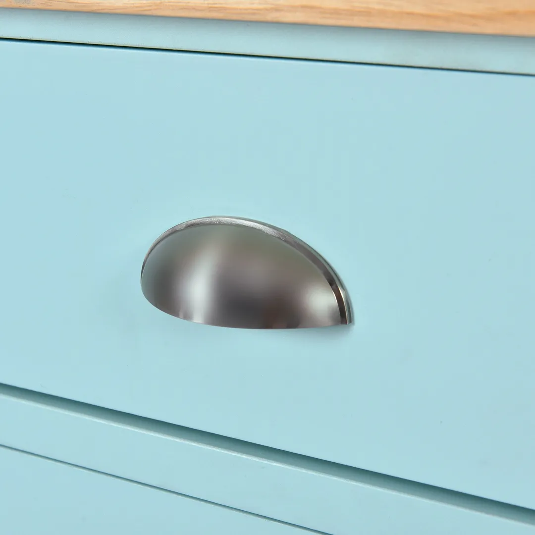 Xspracer Green Mdf Base with Wood Top Rolling Kitchen Island (21-in x 52-in x 37-in), photo 8 of 17