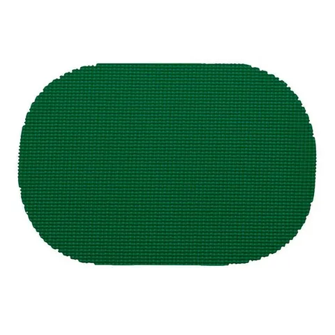 Fishnet Oval Placemat in Hunter Green (Set of 12)