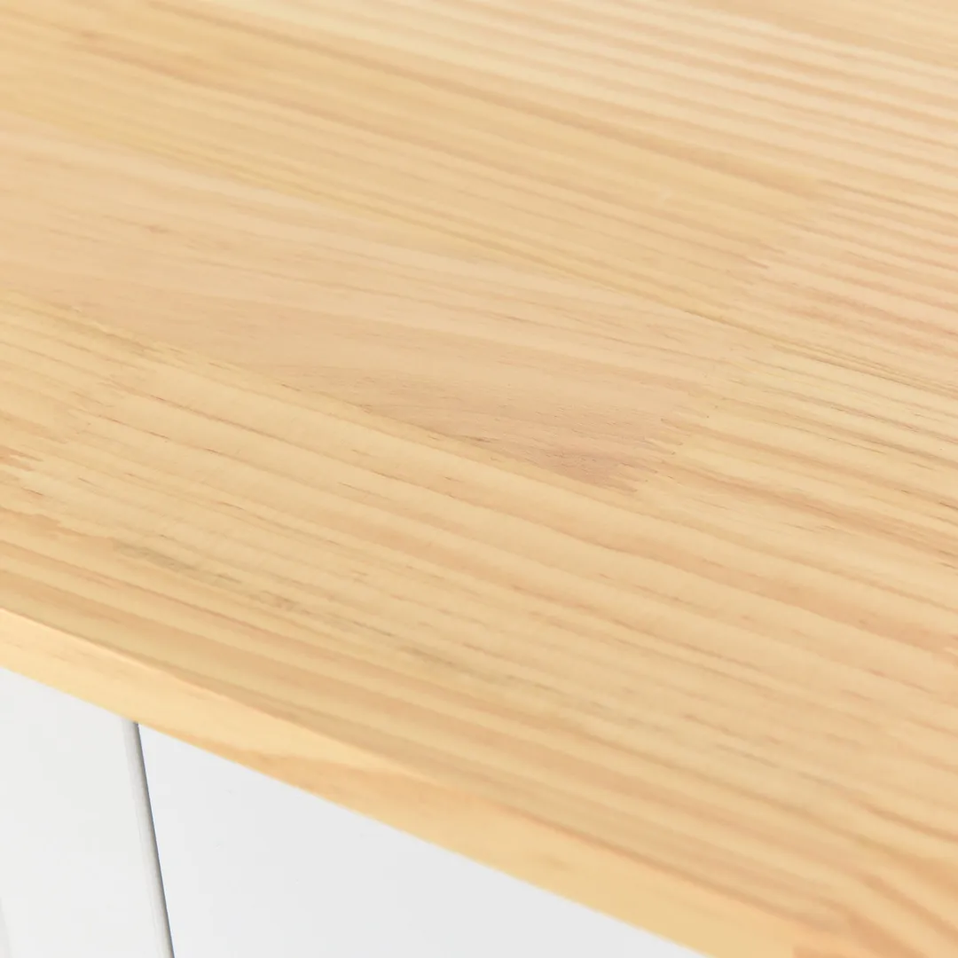 SINOFURN White Mdf Base with Wood Top Rolling Kitchen Cart (18.5-in x 54.33-in x 36.22-in), photo 11 of 20