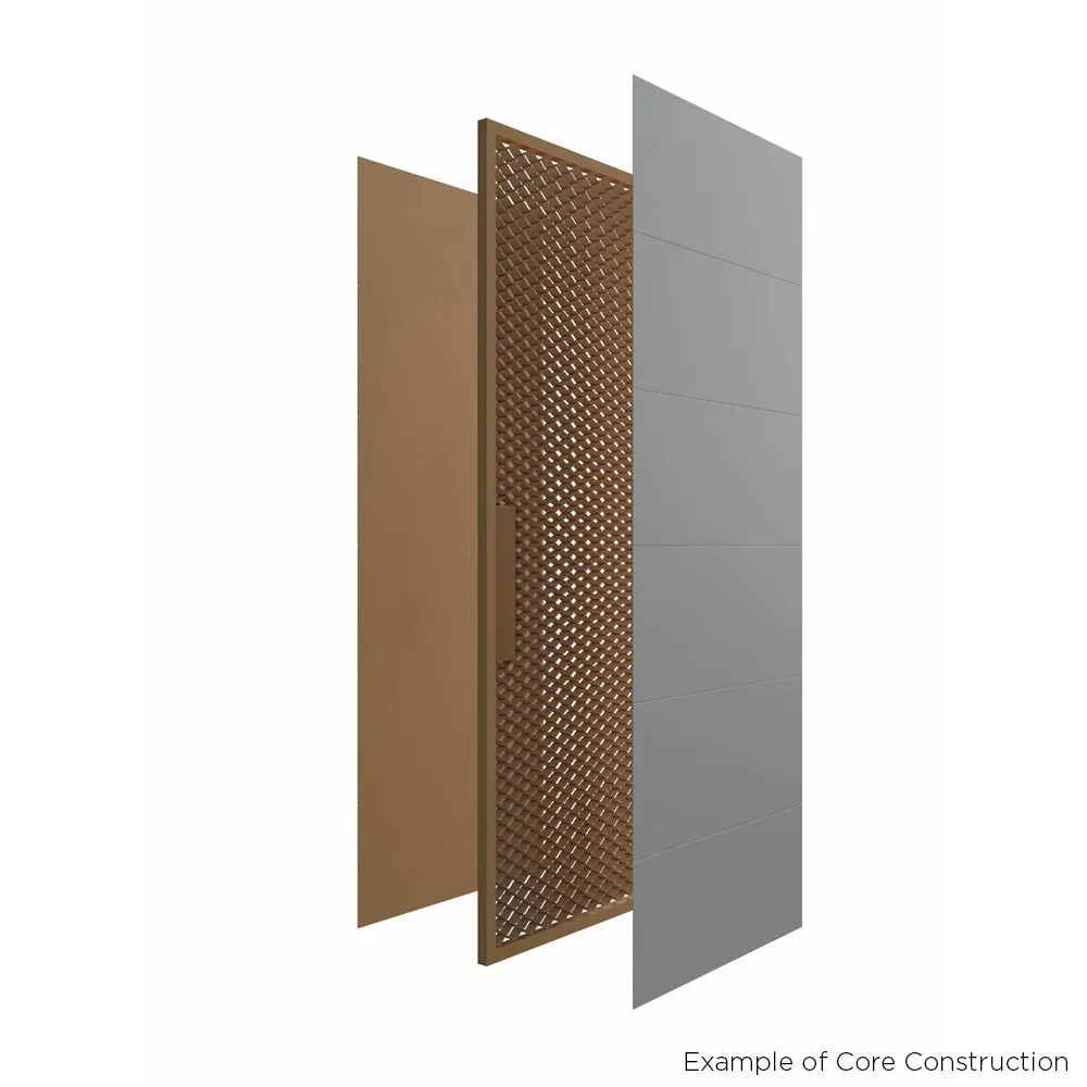 Masonite Melrose 30-in x 80-in Blue Heron Flush Prefinished Molded Composite Bifold Door (Hardware Included), photo 7 of 8