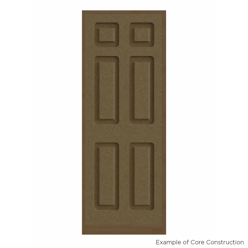 Masonite Traditional 30-in x 80-in Flush Hollow Core Unfinished Hardwood Veneer Right Hand Single Prehung Interior Door, photo 3 of 8