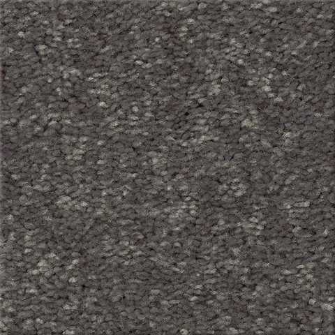 Blue Diamonds II Iron Textured Indoor Carpet, 12-ft