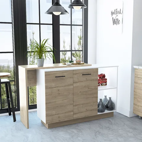 Composite Base with Composite Top Kitchen Island