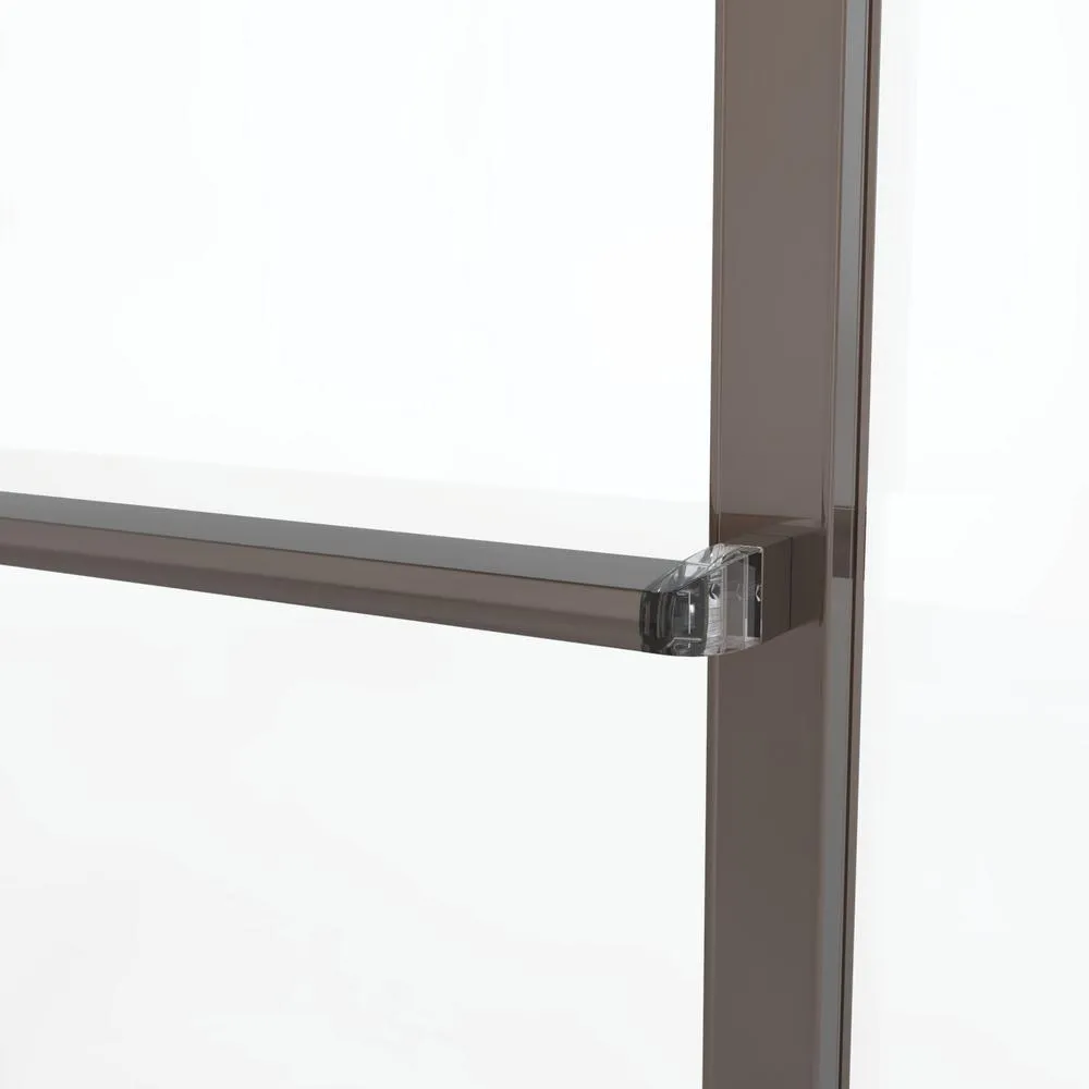Deluxe 59 in. x 58-1/2 in. Clear Framed Sliding Tub Door in Oil Rubbed Bronze, photo 3 of 18