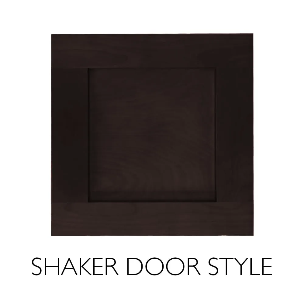 Design House Brookings 24-in W x 36-in H x 12-in D Espresso Maple Blind Corner Wall Ready To Assemble Plywood Cabinet (Recessed Panel Shaker Style), photo 12 of 20