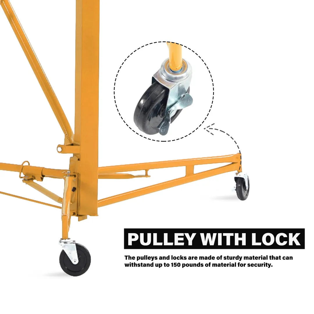 Maocao Hoom 13ft Drywall Lift 13-ft H x 53.1-in L x 53.1-in W Steel Drywall Lift, photo 9 of 10